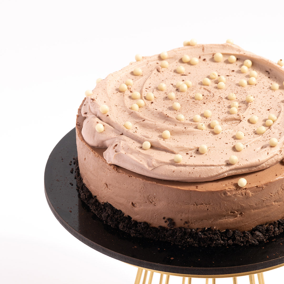 Cheesecake frio de chocolate y Bailey's